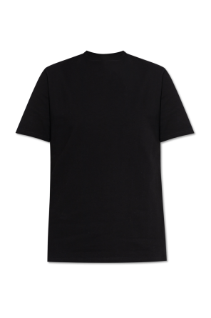 Tシャツ・カットソー PALM ANGELS REGULAR FIT T-SHIRT Czarny T-shirt z logo Palm Angels - Vitkac Polska